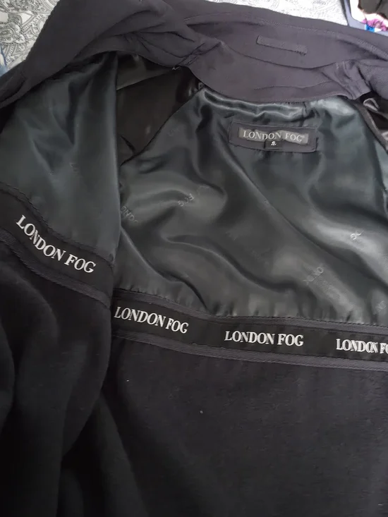 London Fog Green Grey Labeled Inner Tag Jacket - Picture 4 of 16